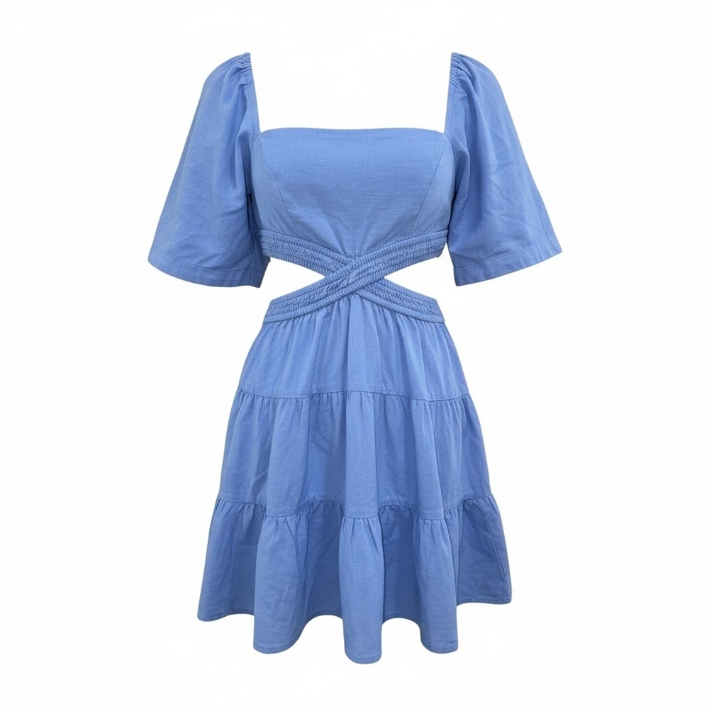 Free People Blue Mini Dress